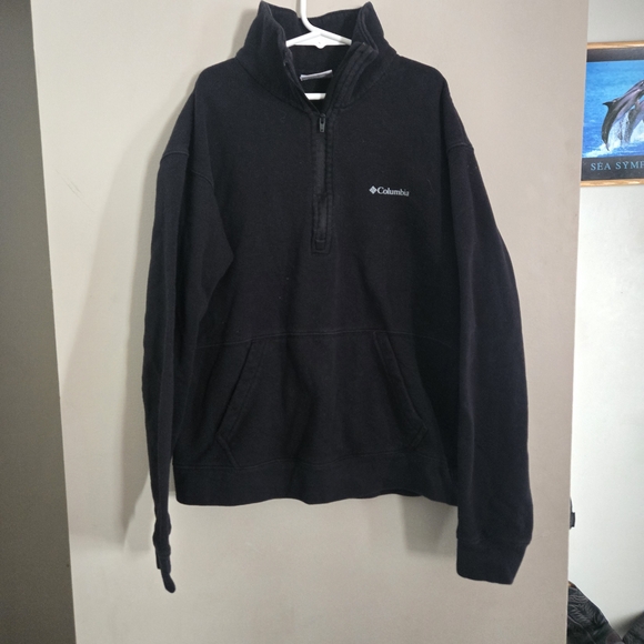Columbia Other - Columbia Black Half-Zip Fleece Pullover
